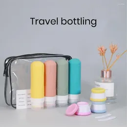 Storage Bottles Compact Lightweight Dispensing Reusable Travel With Capacity Easy-to-clean For Creams