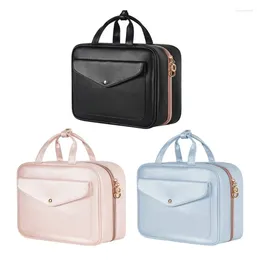 Cosmetic Bags Women Makeup Bag With Hanging Hook Travel Toiletries