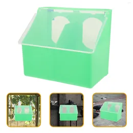 Other Bird Supplies Pigeon Feed Box Cage Feeders Parrot Vegetable Parakeet For Accessories Plastic Food Dispenser