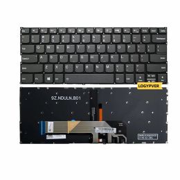 Keyboards US Keyboard for Lenovo ThinkBook 13sIWL 13sIML 14sIWL 14IML 14IIL 33011IGM Laptop With Backlit English Grey