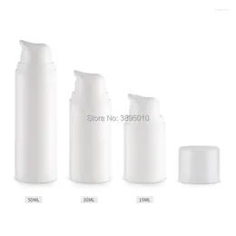 Storage Bottles Plastic Airless Bottle For Cosmetic Empty Pump AS Refillable 15ML 30ML 50ML Cream Containers F565