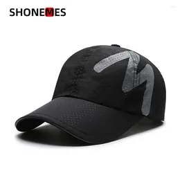 Ball Caps ShoneMes Quick Dry Snapback Cap M Glow In The Dark Sports Strapback Breathable Outdoor Adjustable Hats For Men Women