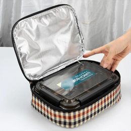 Dinnerware Insulation Package 2024 Handheld Bento Portable Thermal Insulated Lunch Box Thickened Aluminium Film