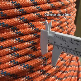 Climbing Ropes Desert and fox climbing rope 10m/20mm/30m/50m outdoor emergency rope wear-resistant 9mm diameter high-strength climbing accessory toolL2404