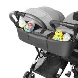 Gravestones New Baby Twins Stroller Bags Large Capacity Diaper Bags Outdoor Travel Hanging Carriage Mommy Bag Infant Care Organizer Crib Bag