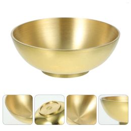 Bowls Pure Copper Bowl Gold Drinking Glasses Divine Focus Ritual Vessel Water Cup Brass Worship Supply