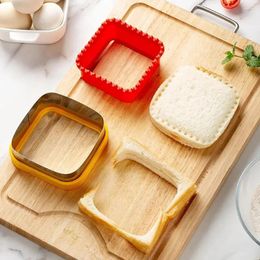 Baking Moulds Square Sandwich Cutter Food Grade Kids DIY Cookie Maker Tools Biscuit Kitchen Accessories Gadget