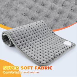 Blankets USB Electric Heating Pad 9 Levels 4 Timing Fast Super Soft Plush Physiotherapy Blanket For Pain Relief