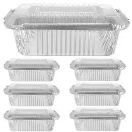Take Out Containers 20 Pcs Packing Box Baking Pans Food Aluminium Foil Takeout Boxes Tin Plastic Small Cake