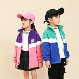 Jackets Girls Coat Jacket Cotton Outwear Windproof 2024 Elegant Spring Autumn Sport Outdoor Tops School Children's Clothing