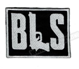 Prist BLS GUN Embroidery Iron On Patch Rock Punk Black Label SOCIETY Badge Hats Shirts Emblem Wholesale Free Shipping6985578