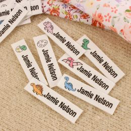 accessories Custom Ironing Labels, School Labels, Personalised Names, Dinosaur,Clothing Labels, Custom Name Tags,Iron Tags, TB5670