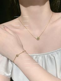 Chains Fritillaria Octet Compass Necklace Light Luxury Clavicle Chain