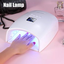 Dresses 48w Led Uv Gel Nail Light Lamp Salon Curing Manicure Dryer Rechargeable Portable Infrared Timing Detachable Cordless