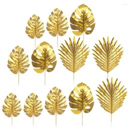 Decorative Flowers 20 Pcs Simulated Leaves Plastic Plant Decor Adornments Dinner Table Artificial Decoration Simulation Leaf Dinning Tree