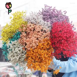 Decorative Flowers Natural Preserved Crystal Grass Party Wedding Decoration Dried Flower Lover Christmas Decor Flores Artificiales