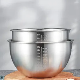 Bowls Stainless Steel Mixing Whisking For Salad Cooking Baking