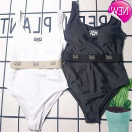 Wholesale2024 New Fashion Designer Sexy Bikini Sets Cheap Summer Sexy Womens Fashion Letter Print Graphics One Piece Swimsuit Backless Beach Swimsuit