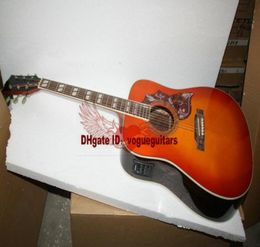 New Arrival Lemon Burst Acoustic Electric Guitar High Quality Cheap6414377