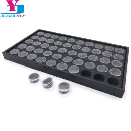 Tools High Quality Nail Stones Crystals Nails Decorations 50 Bottle Plastic Empty Divided Box Christmas Nail Art Gift Jewellery Box