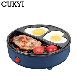 CUKYI Multifunction Electric Bakeware Omelette Pan Fried Egg Steak Hambur Maker Frying and Roasting Machine BBQ Gril 220V 240329