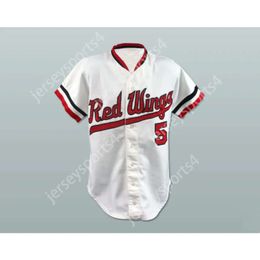 Gdsir CAL RIPKEN JR 5 ROCHESTER RED WINGS BASEBALL JERSEY SEWN NEW Ed