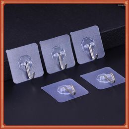 Hooks Pcs 6x6cm Transparent Strong Self Adhesive Door Wall Hangers Suction Heavy Load Rack Cup Sucker For Kitchen Accessorie