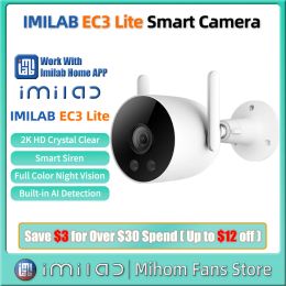 Monitors 2023 IMILAB EC3 Lite Smart Camera Outdoor Wifi IP Video Surveillance Security Protection Cam Full Colour Night Vision CCTV Webcam