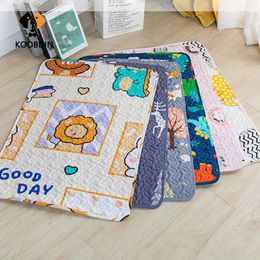 70X150cm Pet Ice Mat Dog Carpet All-season Universal Dog Cute Pattern Mat Cat Sleeping Mat Spring and Summer Non-slip Pet Bed 240403