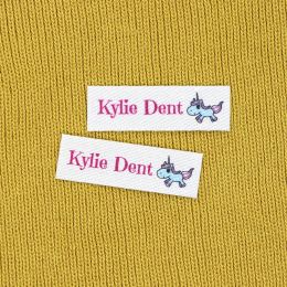 accessories Custom logo labels, Personalised name tags for children, Iron on label, Custom Clothing Labels, Name Tags(YT089)