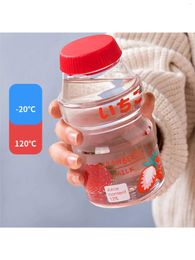 Water Bottles 1pc Creative Children's Drink Cup Girl Plastic Portable Student Cartoon Fashion Trend Fruit