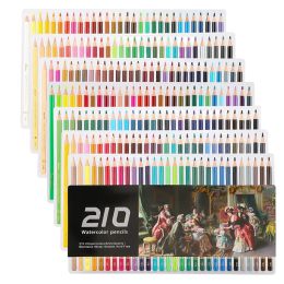 Pencils RIANCY Coloured Pencils Watercolour Professional Drawing Pens Professional Colours Art Supplies Lapices De Colores Markers 05866