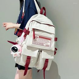 Backpack Fashion Multipocket Nylon Women Female Big Waterproof Back Bag Portable School For Girl Student SchoolbagCool