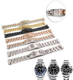 Watch Band WATER GHOST FineTuning Pull Tooth Buckle Strap Stainless Steel Accessories Bracelet8615329
