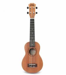 21 inch 15 Frets Mahogany Soprano Ukulele Guitar Uke Sapele Rosewood 4 Strings Hawaiian Guitar Musical Instruments For Beginners1069448