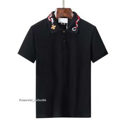 Mens Polo Shirt Designer Polos Shirts for Man Fashion Focuscasual T-shirt High Quality Baggy Lapel Simple Style Men's T-shirt Polo Shirt Sports T-shirt 9481