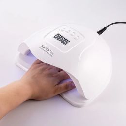 Kits Professional 114w Sun X9 Max Nail Uv Led Lamp Manicure Lamp for Drying Gel Varnish Manicure Lamp Quick Dry Nail Gel Dryer Lamp