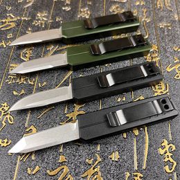 Special Offer A6723 Small Size AUTO Tactical Knife D2 Stone Wash Blade CNC Aviation Aluminum Handle Outdoor Camping Hiking EDC Pocket Knives with Retail Box