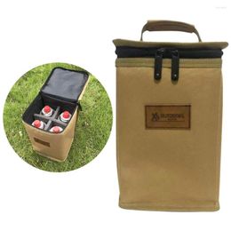 Storage Bags Camping Stove Case Multipurpose BBQ Tool Box Wear Resistant Large Capacity Outdoor Utensils