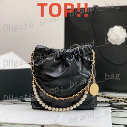10A TOP quality designer Mini 22bag 23cm genuine leather shoulder bag lady handbag wallet With box C000 FedEx sending