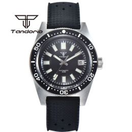 Watches Tandorio 300m 41mm 62mas Automatic Men Wristwatch Nh35a Pt5000 Domed Ar Sapphire Crystal Rotating Bezel Date Rubber/steel Band