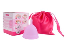 Silicone Menstrual Cups Leakproof Menstrual Cups for Women039s Periods Can Replace Tampons6419371