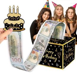 Gift Wrap Cash Pull Out Box Surprise Money Boxes For Kids And Adults Funny Birthday Surprising Fun DIY