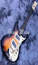 Custom Mosrite 1966 Electric Guitar with P90 Pickup in Sunburst6114061