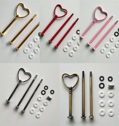 Three Layers Metal Cake Stand Fitting Alloy Love Fruits Snack Bracket Popular Hanging Brackets With Different Color 5 4mq J16828699