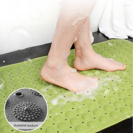 Bath Mats Massagable Bathroom Foot Mat Anti Slip With Drainage Holes And Suction Cups Non-slip Accessories