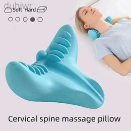 Full Body Massager PC Pillow Cervical Traction Cervical Muscle Relaxer MassagerShoulder Neck Traction Correction for Pain Relief Spine Alignment 240407