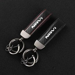 Keychains Lanyards Carbon fiber motorcycle keychain holder Navi 110 2016-2022 accessory for Honda Dream Q240403