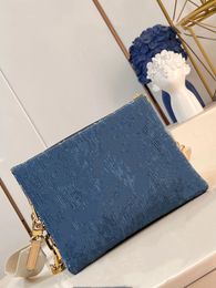 Single Shoulder Bag Brand Designer Women's Fashionable Crossbody Bag Denim Production Chain Handbag Casual Versatile