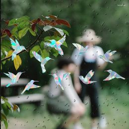 Window Stickers 2piece/lot Hummingbird Clings Decor Decals Self-Adhesive Bird Anti-collision Warning Sticker Outdoor Decorative